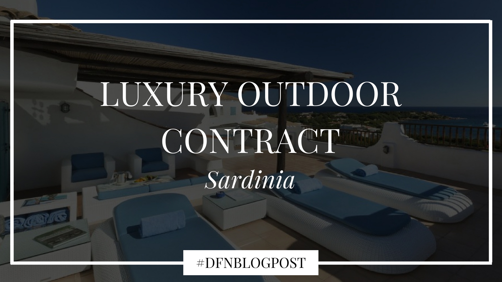 Luxury outdoor contract hotel sardinia