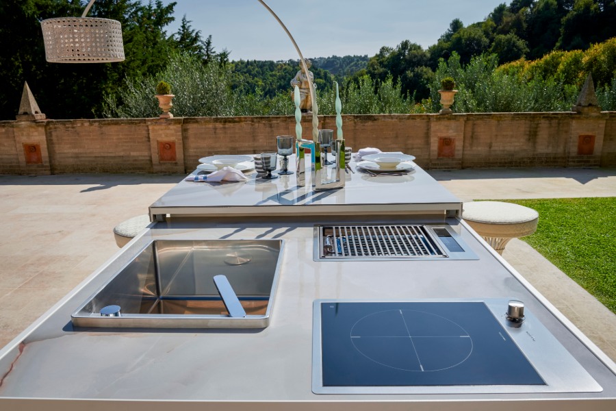 What are the most requested outdoor kitchen materials 4