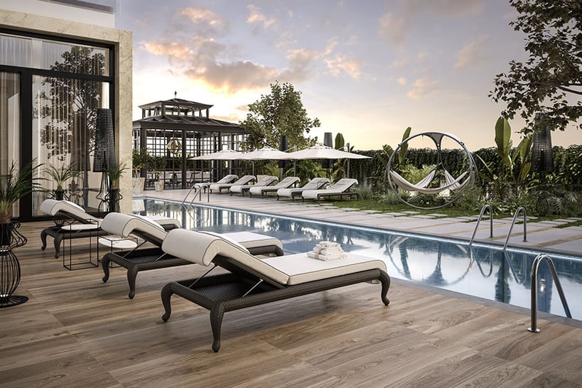 5+1 tips to keep in mind when designing a poolside lounge furniture pool